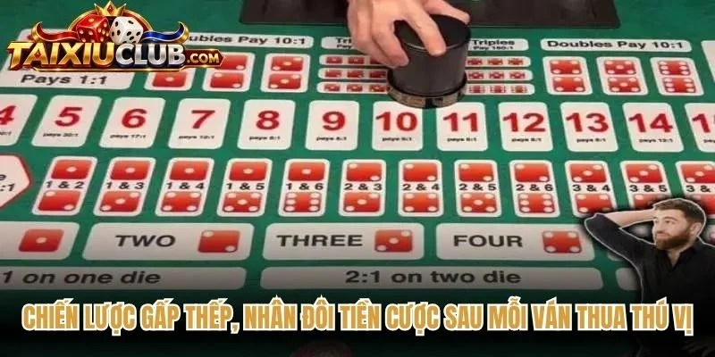Chiến lược gấp thếp, nhân đôi tiền cược sau mỗi ván thua thú vị