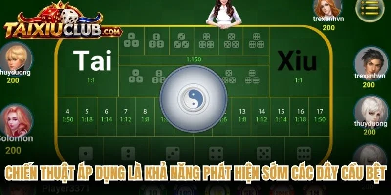 Chiến thuật áp dụng là khả năng phát hiện sớm các dây cầu bệt