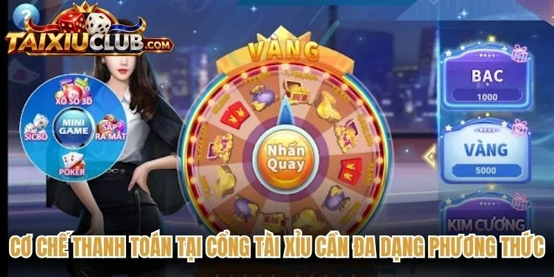 Cơ chế thanh toán tại cổng Tài Xỉu cần đa dạng phương thức
