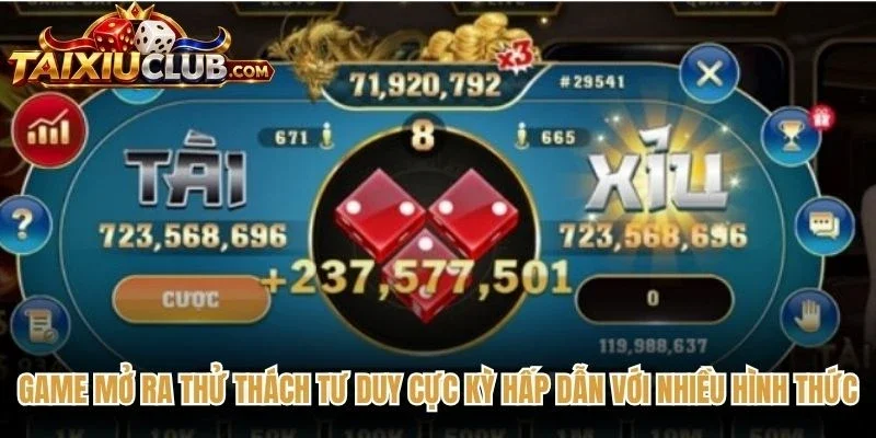 Game mở ra thử thách tư duy cực kỳ hấp dẫn với nhiều hình thức