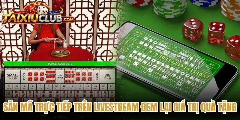 Săn mã trực tiếp trên livestream đem lại giá trị quà tặng cực lớn